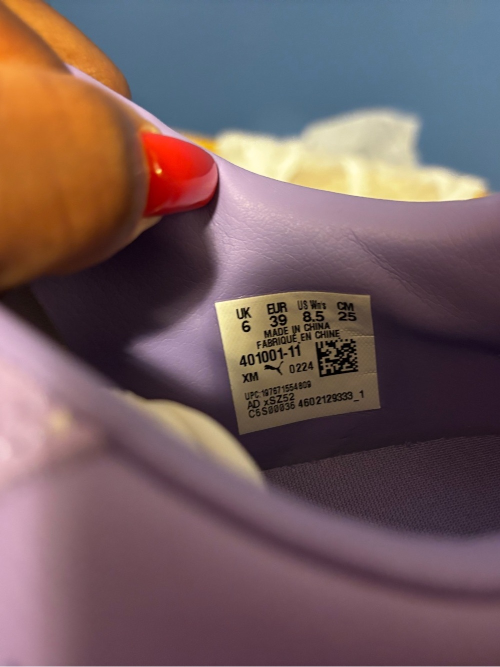 Puma Palmero 
Violet and Aqua Sneakers -NWT - Picture 9 of 10
